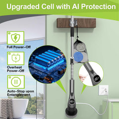 WKY G3 IPX7 waterproof design handles wet bathroom tasks safely.