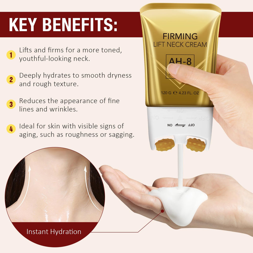 Crema suave WLCTJIAYOU AH-8 para piel sensible en cuello.