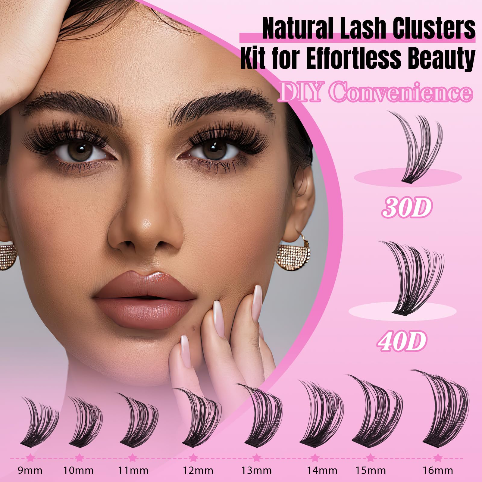 WLFRHD bond and seal set for secure lash clusters.