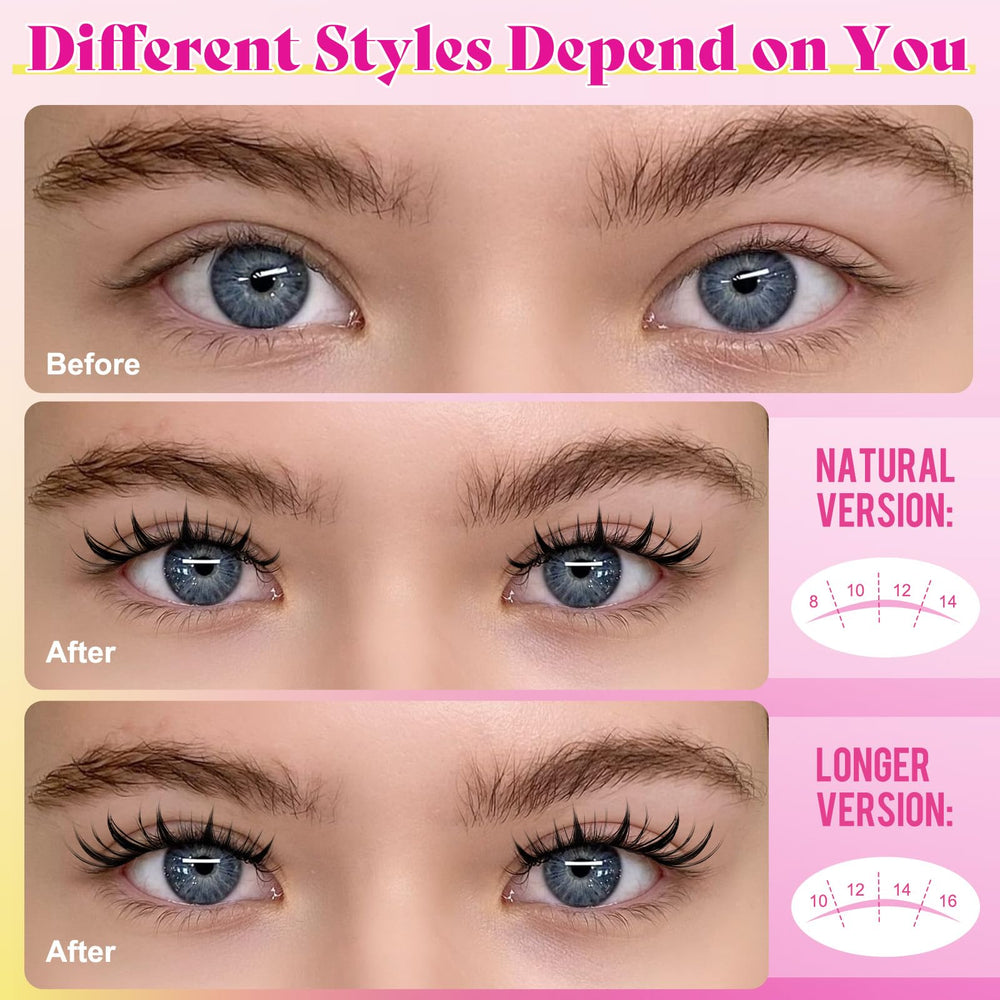 WLFRHD Application Step visual guides improve accuracy during lash application.