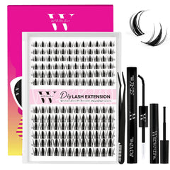 WLFRHD Manga Lash Clusters Kit packaging showcases the full kit for easy shopping.