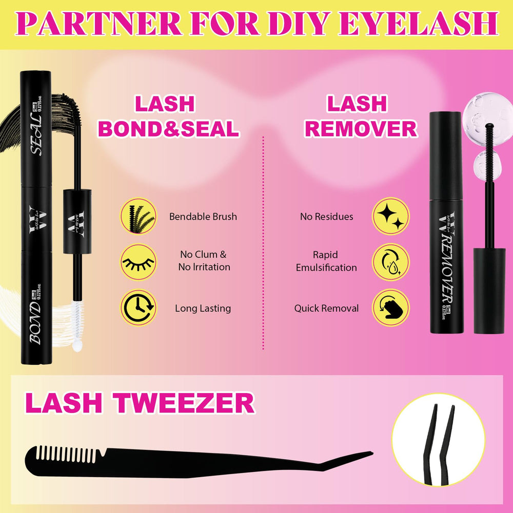 WLFRHD Manga Lash Clusters Remover provides gentle removal with residue-free results.