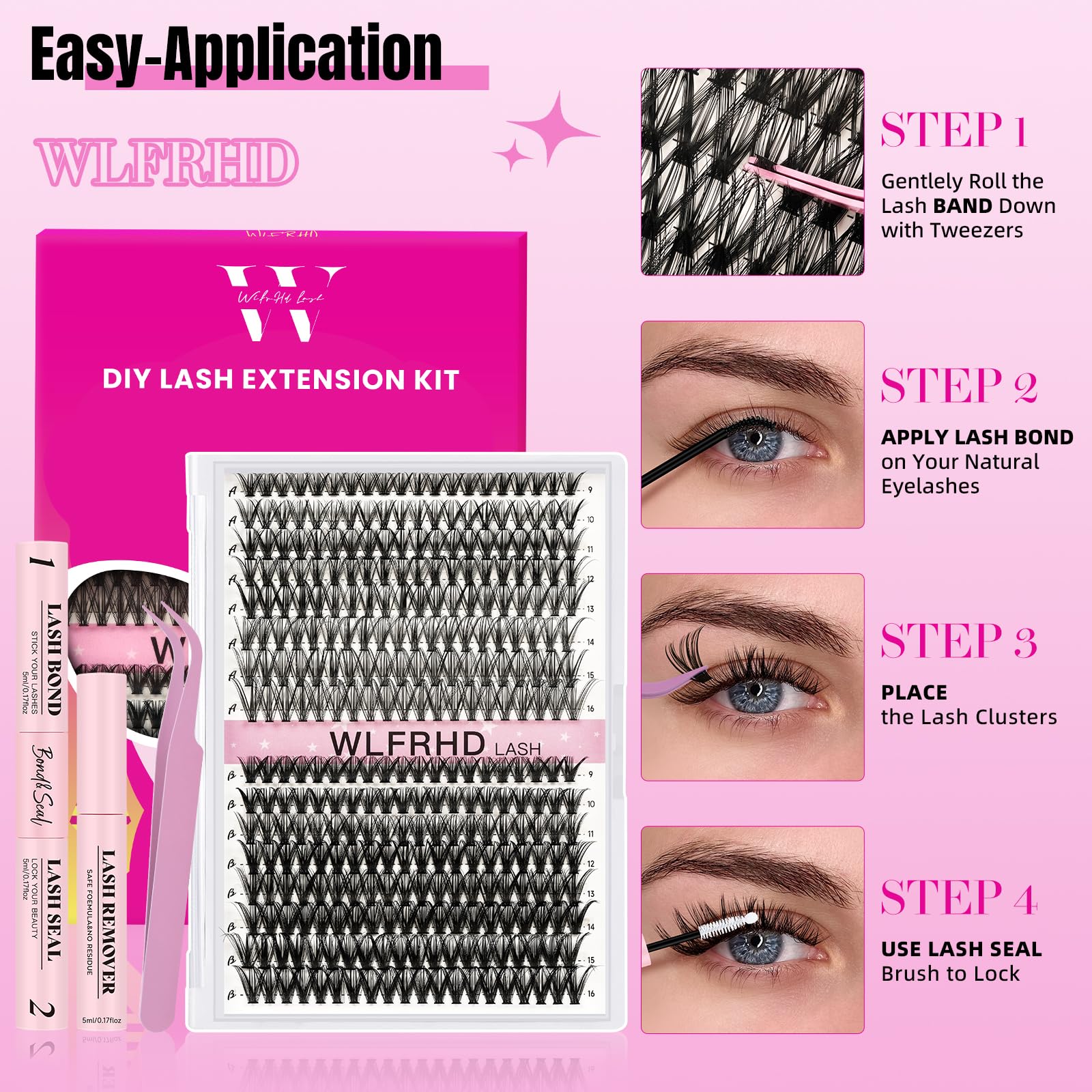 WLFRHD remover included for safe, gentle cluster removal.