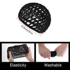 WLLHYF crochet hair wrap bonnet for versatile wear