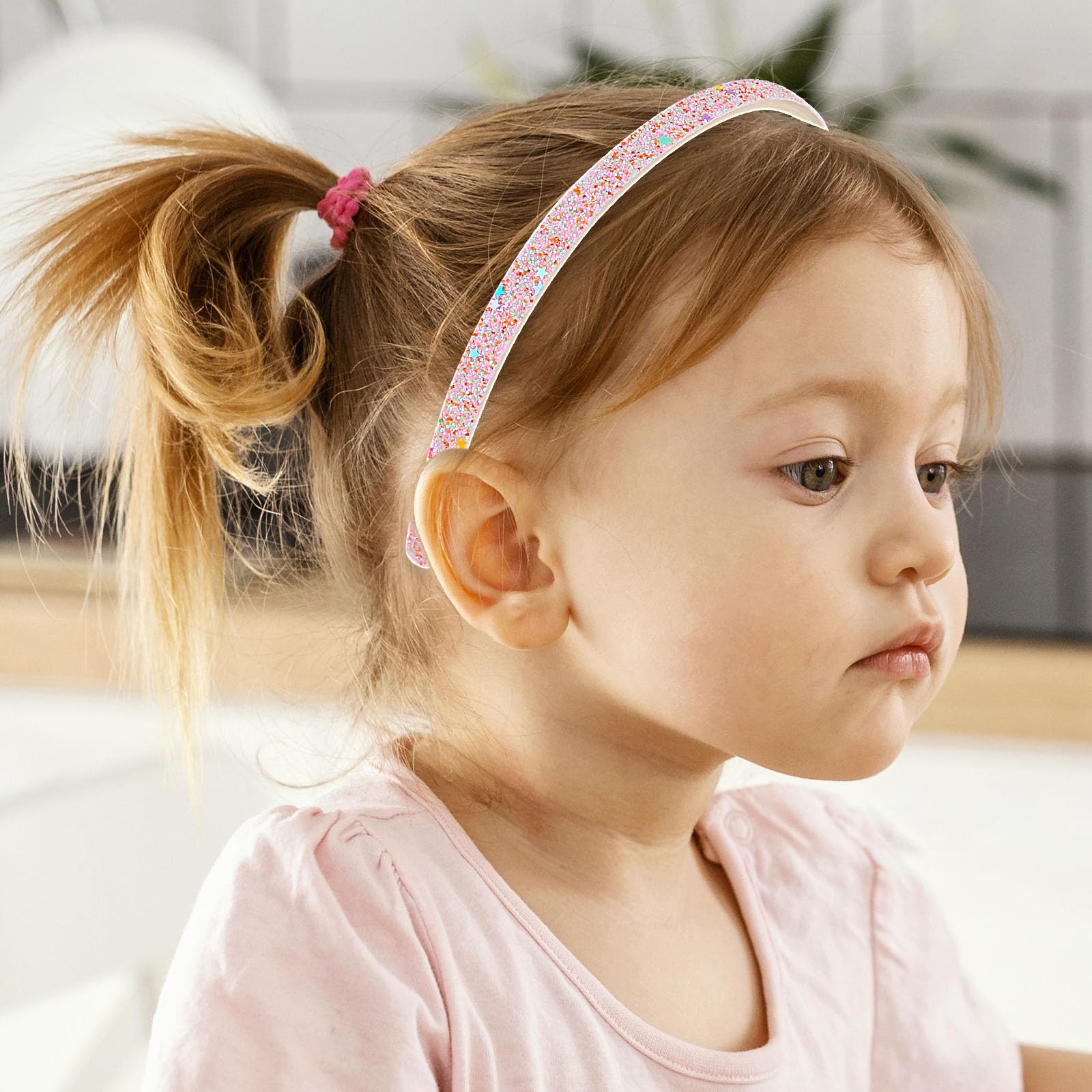 Diadema WLLHYF elástica con talla ajustable para la mayoría
