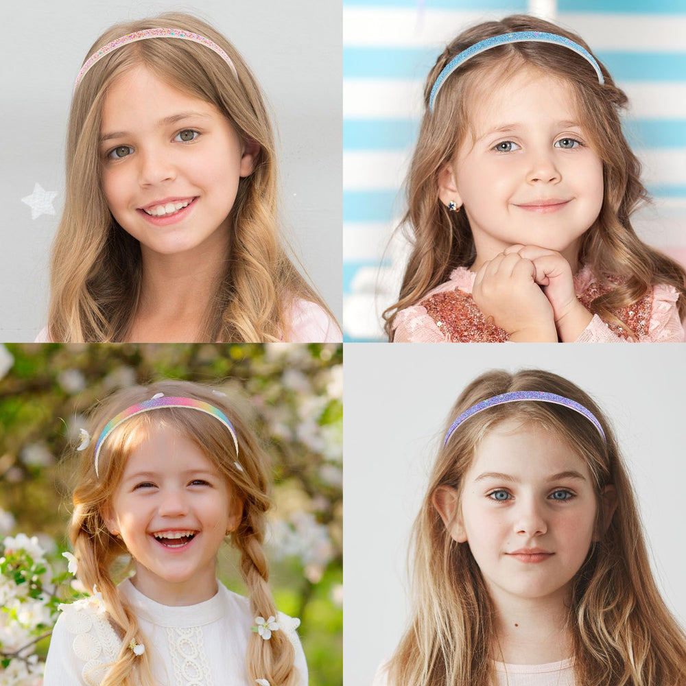 Regalo ideal para niñas, diadema colorida para cumpleaños