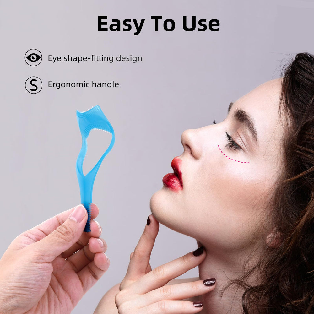 WLLHYF eyelash applicator with curved design fits most eye shapes.