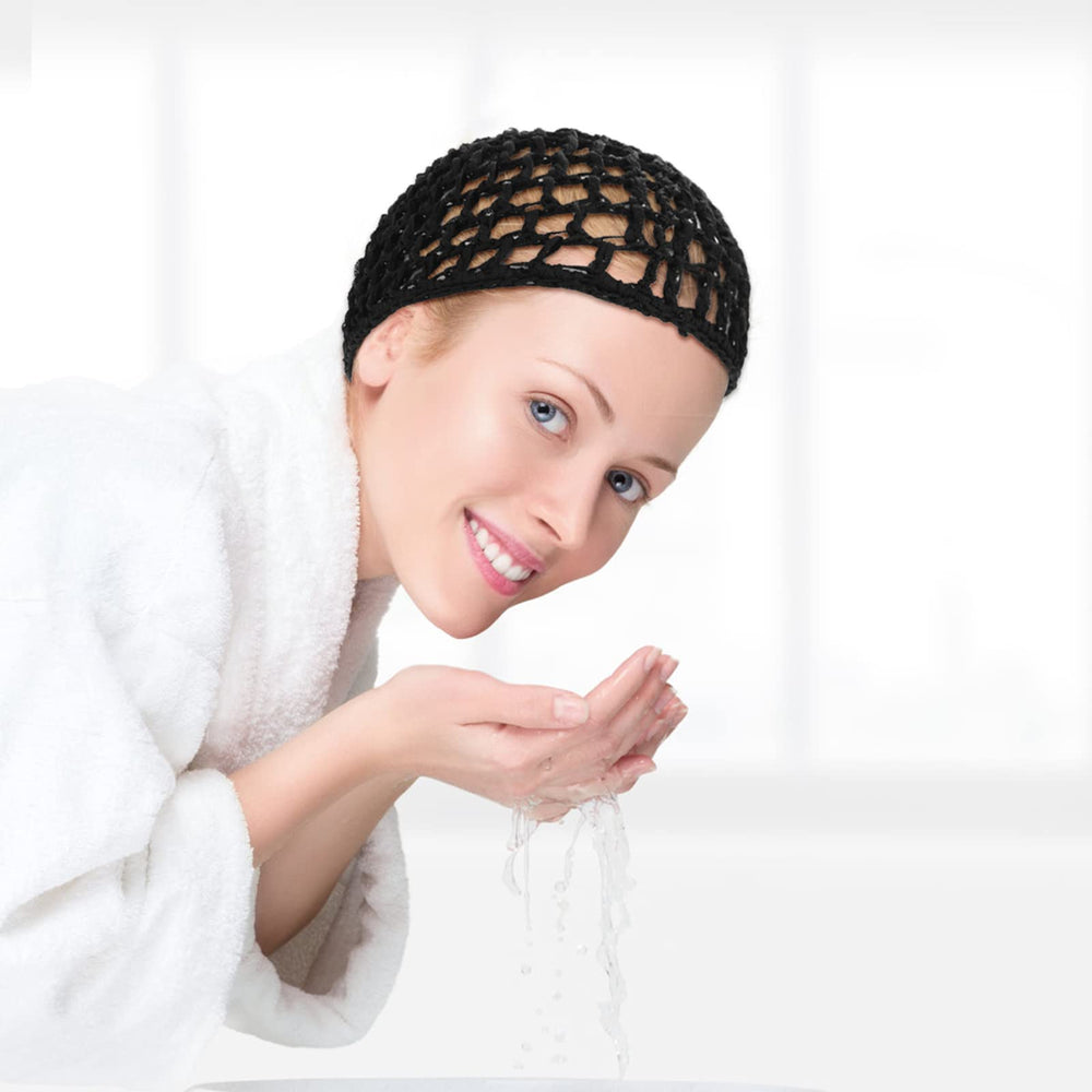 WLLHYF hairnet for shower or bath to protect styles.
