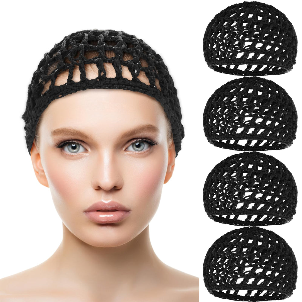 WLLHYF pack-of-4 hairnets ideal for sharing.