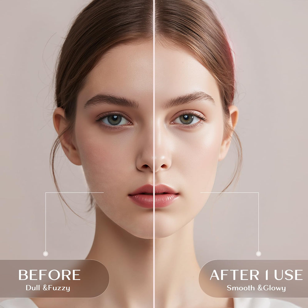 WLU Dermaplane Razor speed settings indicate customizable care for different skin needs.