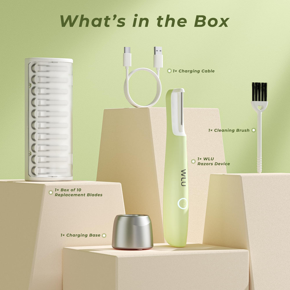 WLU Dermaplane Razor travel-friendly compact design.