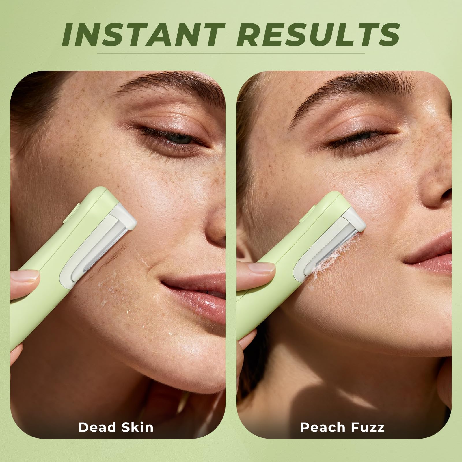 WLU Dermaplane Razor USB recharge enables travel use.
