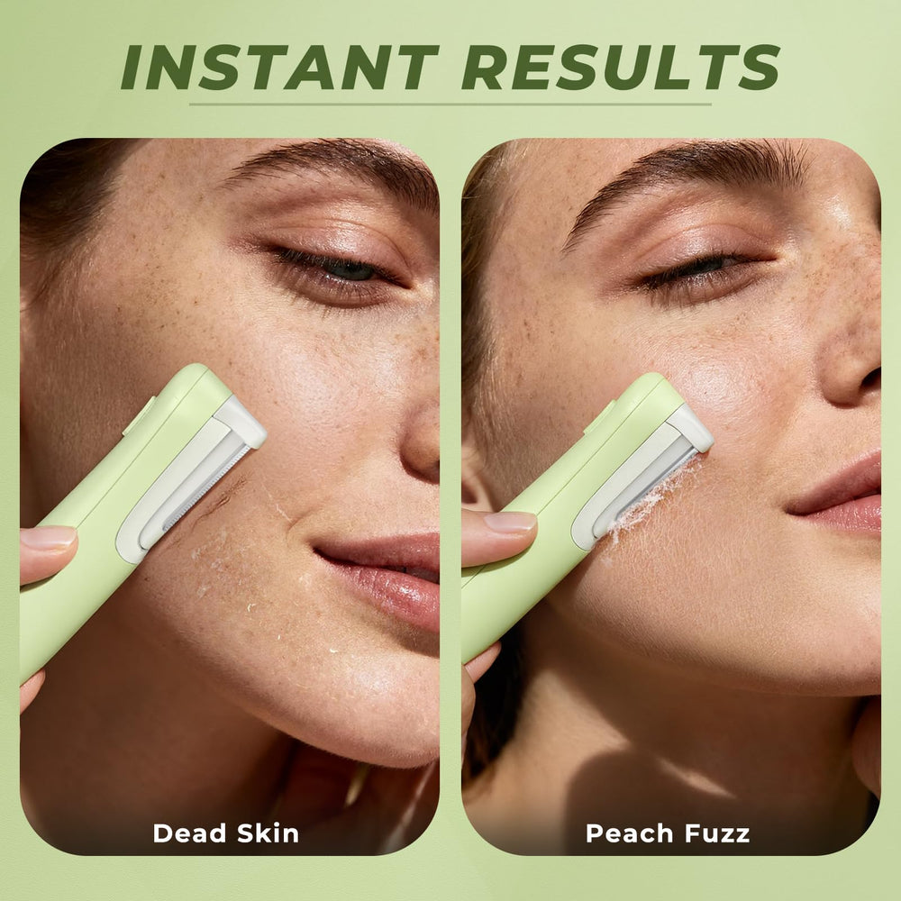 WLU Dermaplane Razor USB recharge enables travel use.