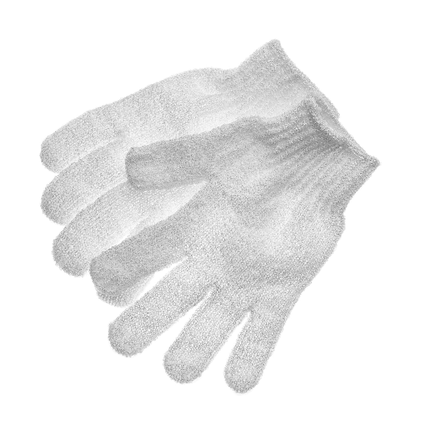 Guantes exfoliantes WMM en rutina de ducha para piel suave tras el lavado