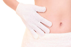 Guantes exfoliantes WMM detallan mejora de la textura de la piel con exfoliación suave