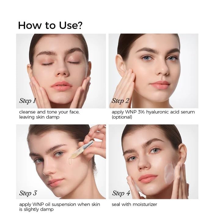 WNP Fast-absorbing formula layers easily with existing skincare routine