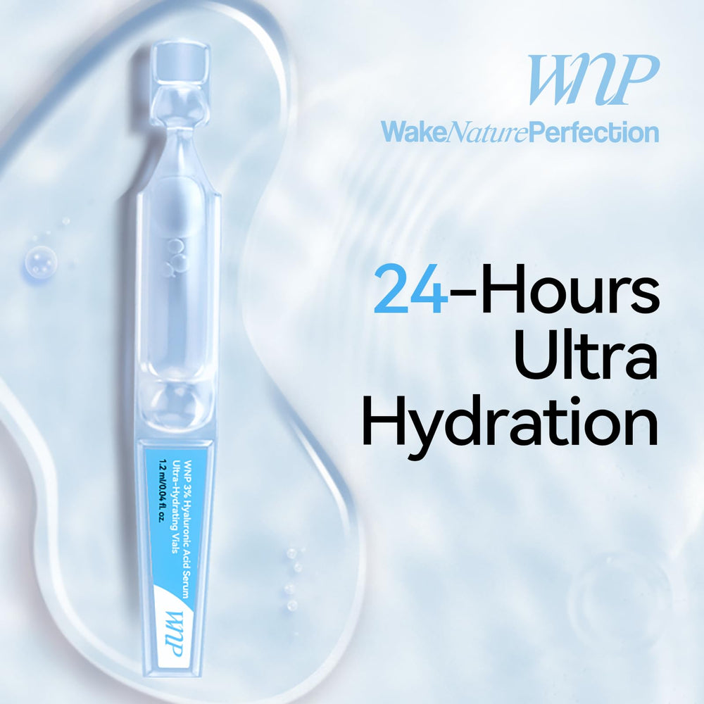 WNP Serum Set single-use vials emphasize sterile packaging for fresh, preservative-free application