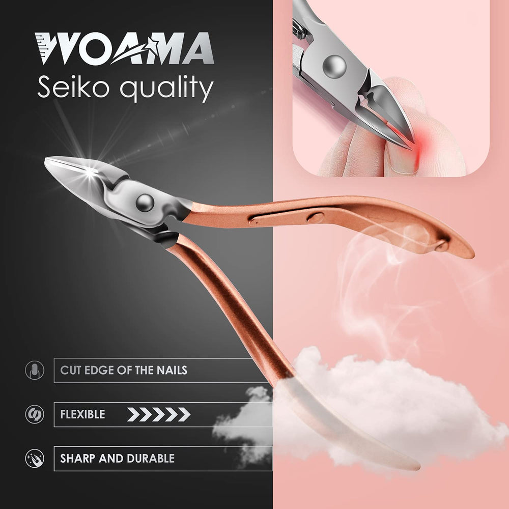 WOAMA portable travel leather case demonstrates compact portability.