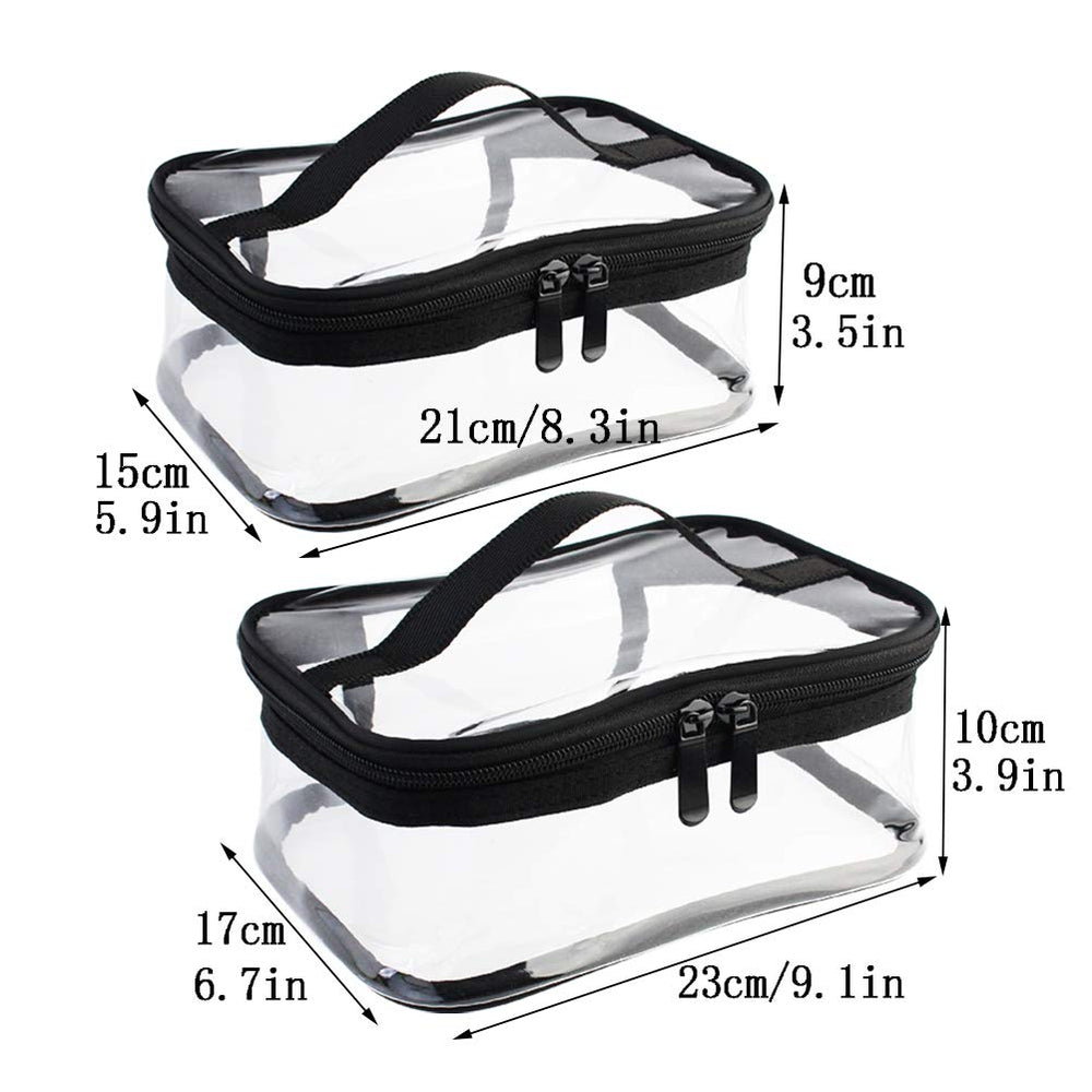 Wobe clear makeup bag medium perfect for daily essentials and organization.