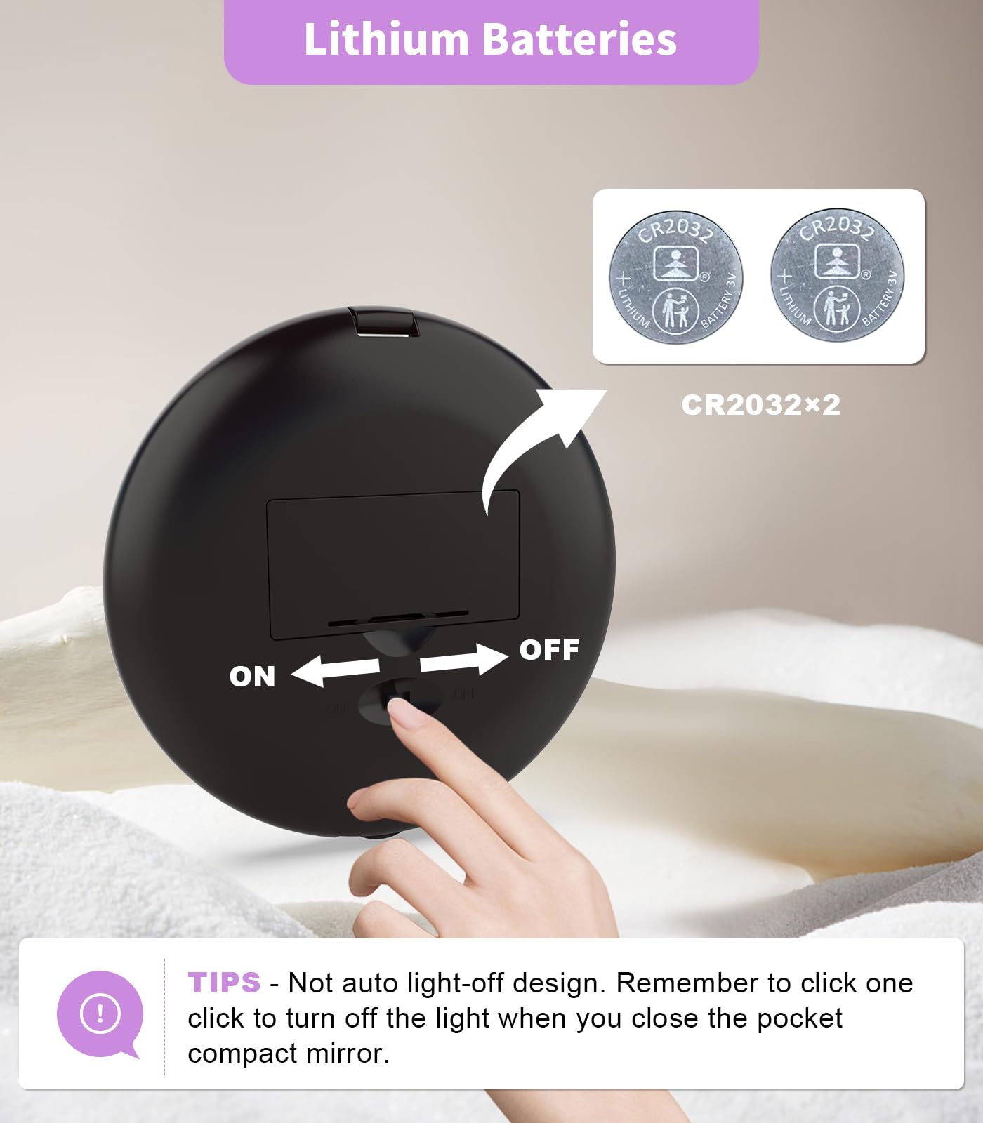 WOBSION black finish adds a sleek, portable look.