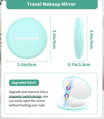Magnetic switch on WOBSION mirror opening smoothly without nails damage.