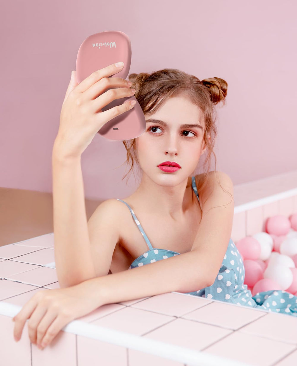 WOBSION portable travel mirror designed for on-the-go use in small bags