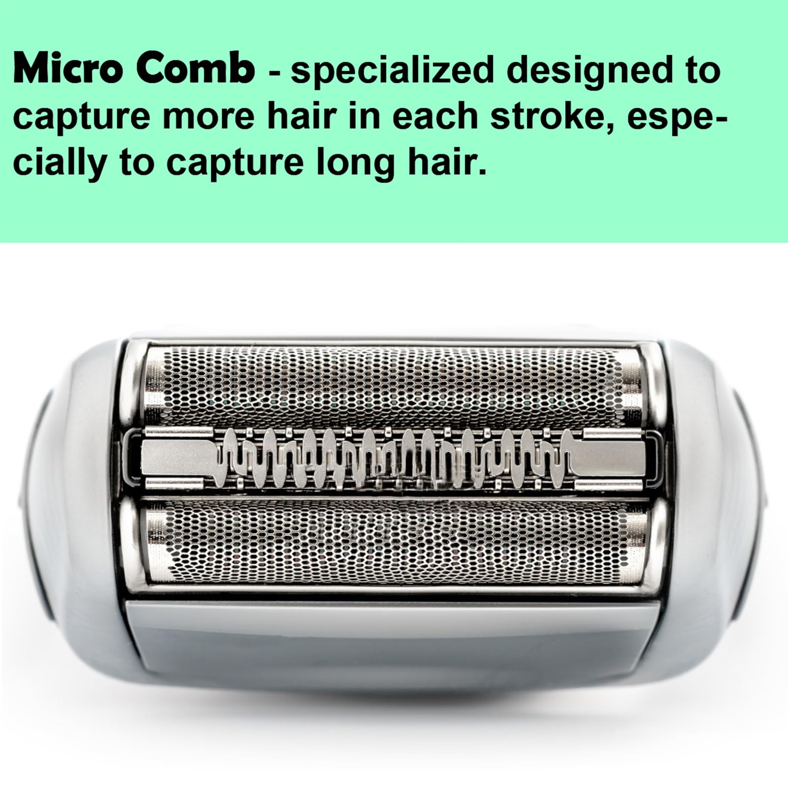 WOERGG 52S with bionic mesh design captures hair with less tugging