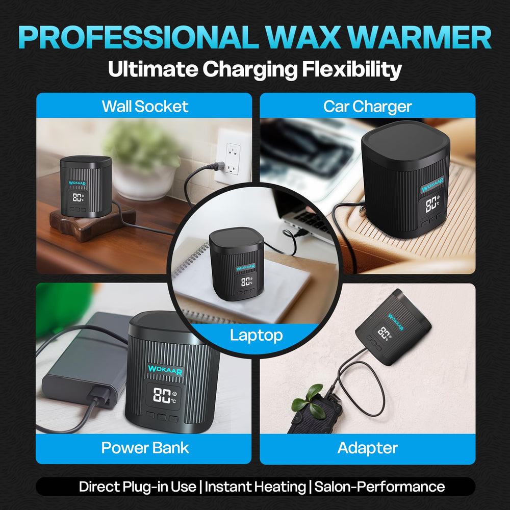 Wokaar digital temperature control ensures safe heating.