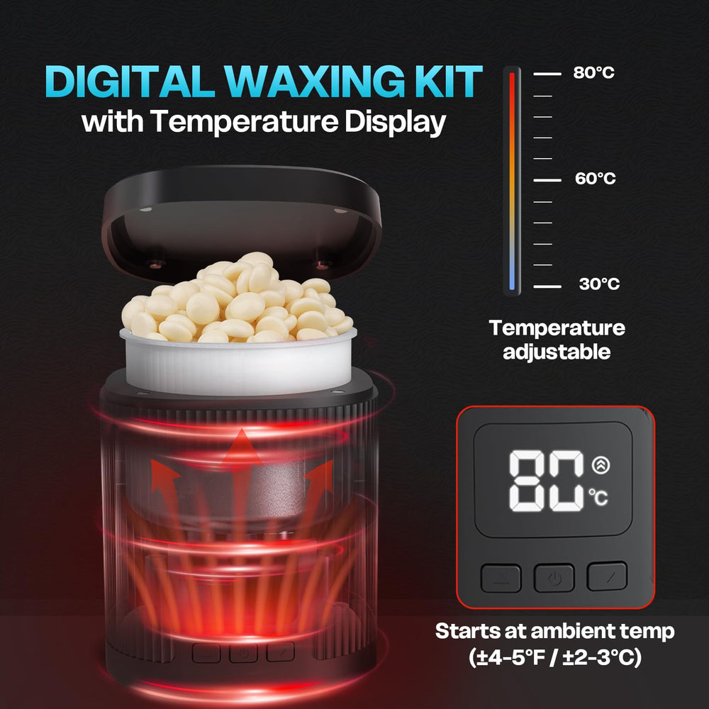 Wokaar silicone melting pot for clean, mess-free wax handling.