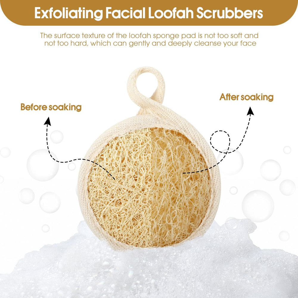 Wokelai loofah pad natural materials supporting eco friendly routines