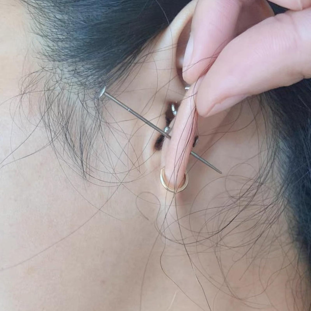 WOLAYI G23 titanium insertion pin for threadless piercing prep.