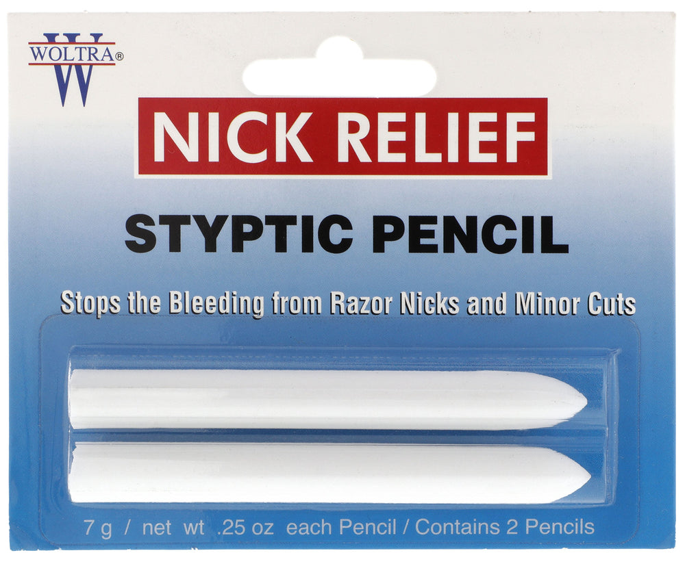 Woltra Styptic Pencil Small pack of six for quick nick control.