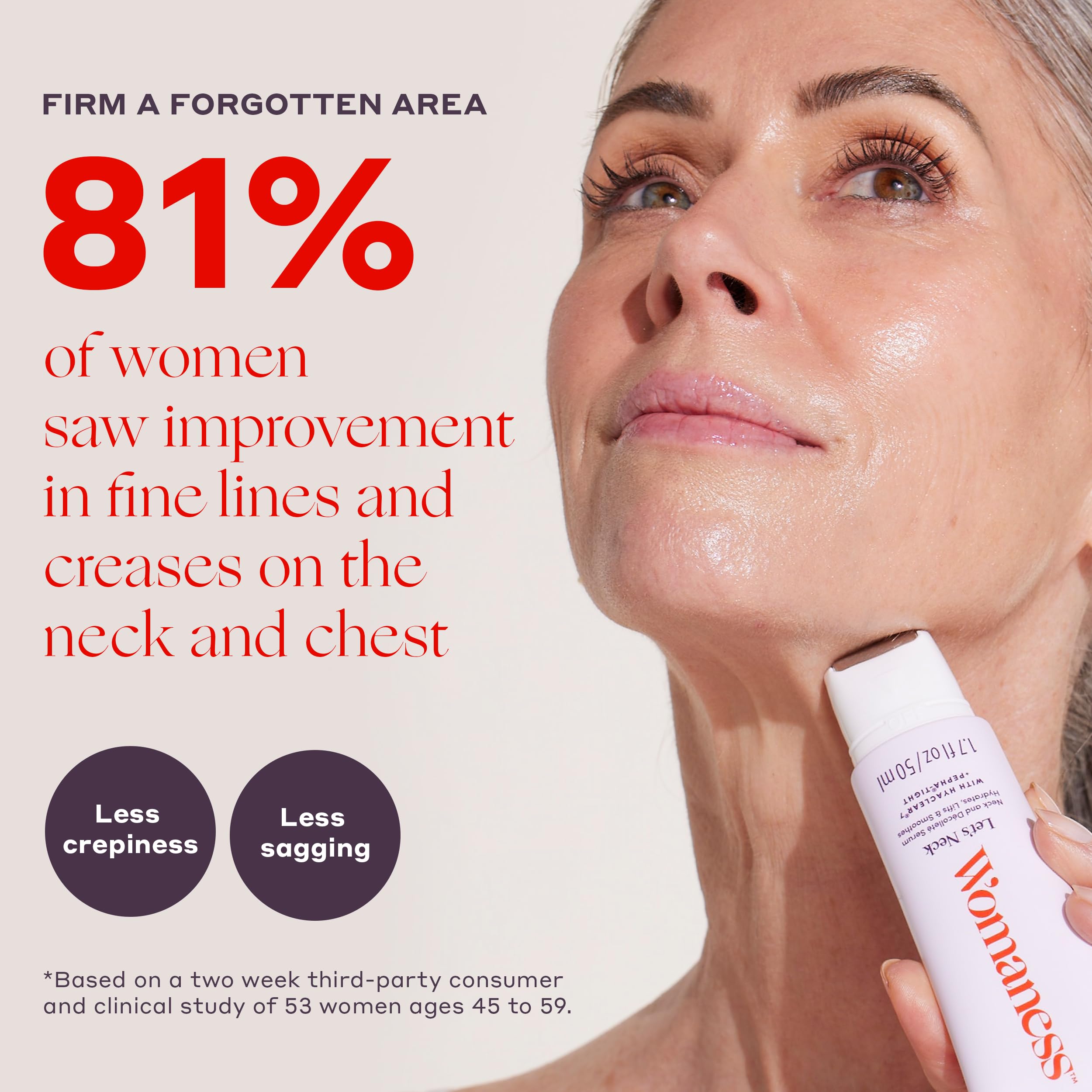 Womaness Emblica antioxidant support image emphasizes improved firmness and elasticity.