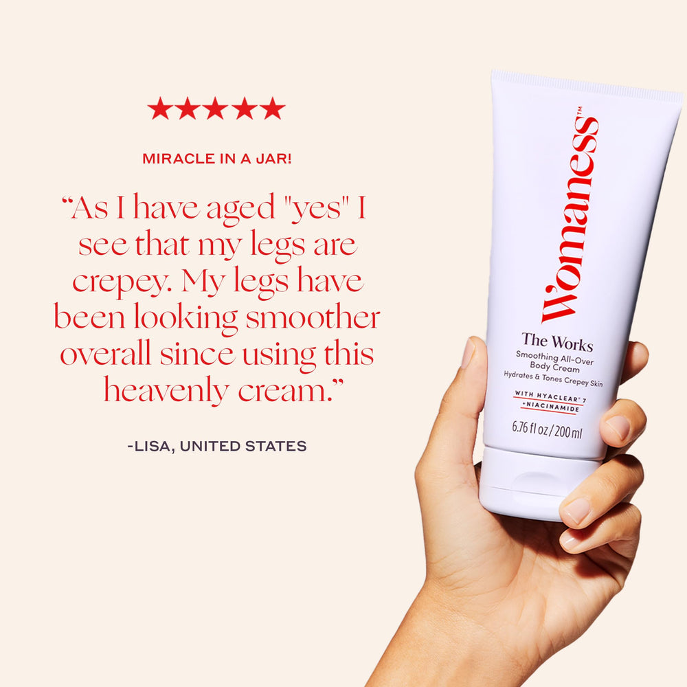Applying The Works creates an instant second-skin feel.