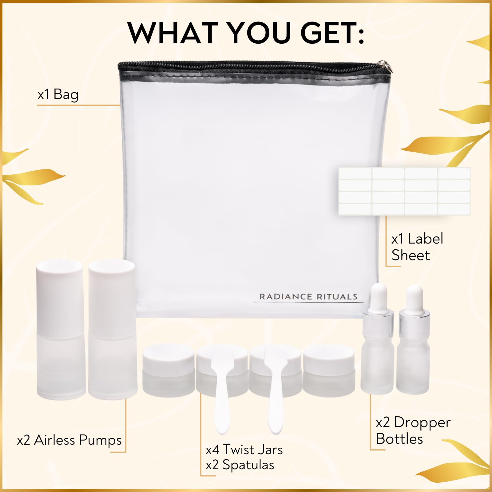 Wondercraft travel kit fits neatly in carry-on luggage.