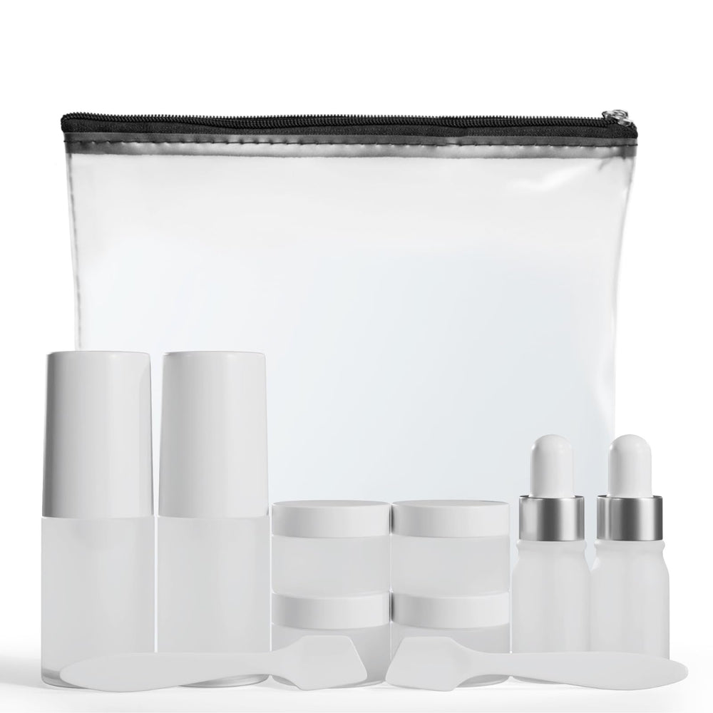 Wondercraft airless pump bottle for precise dosing on the go.
