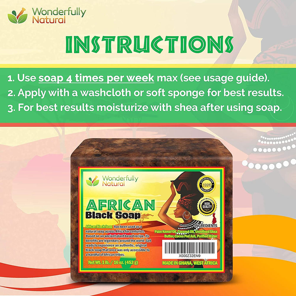 Wonderfully Natural fair-trade Ghana sourcing image reflecting ethical, African-owned brand.