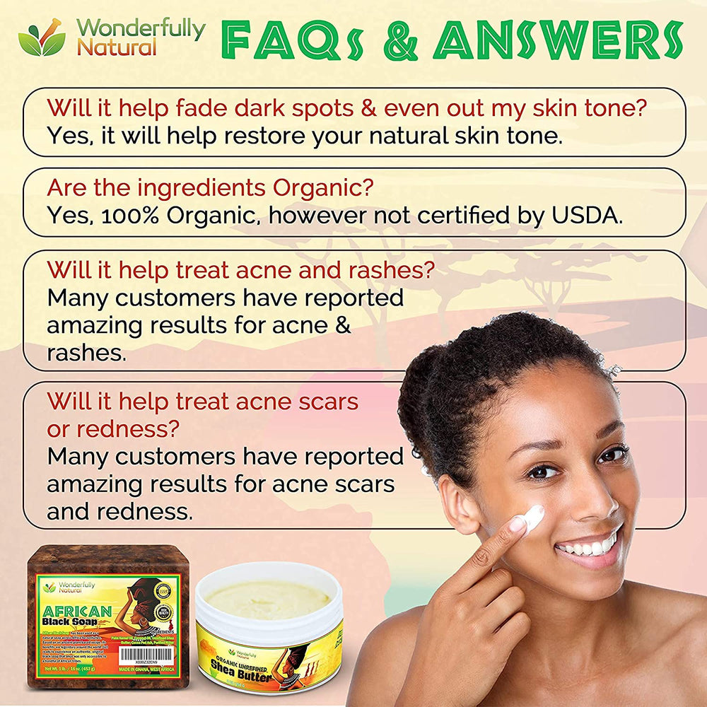 Wonderfully Natural shea butter ingredient spotlight emphasizing moisturizing nourishment.