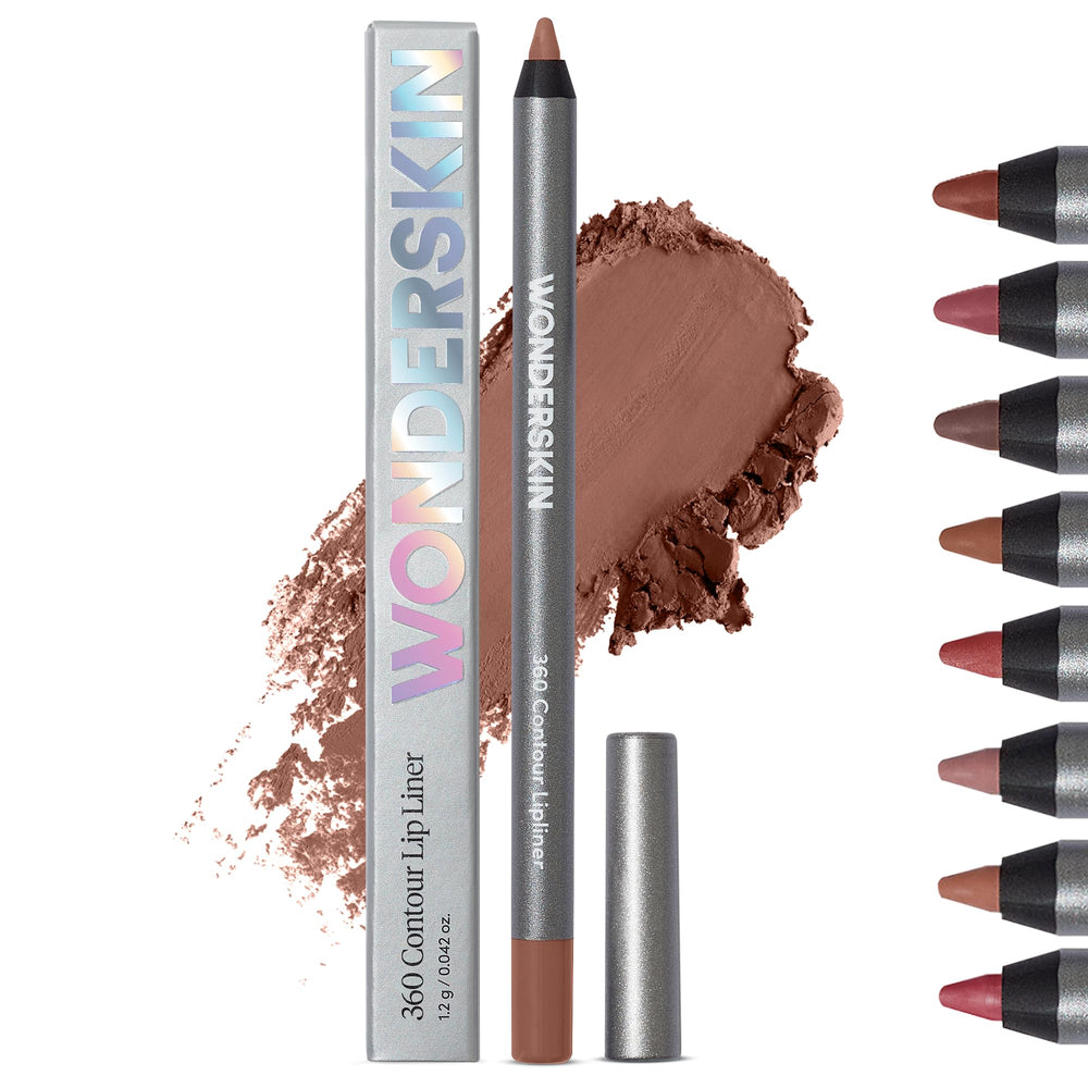 Lápiz Wonderskin contorno 360 para definir labios con precisión.