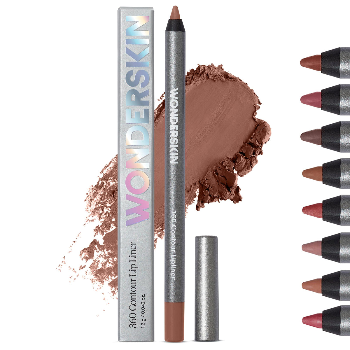 Lápiz Wonderskin contorno 360 para definir labios con precisión.