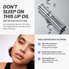 Wonderskin Lip Oil nourishes lips with deep moisture for everyday comfort.