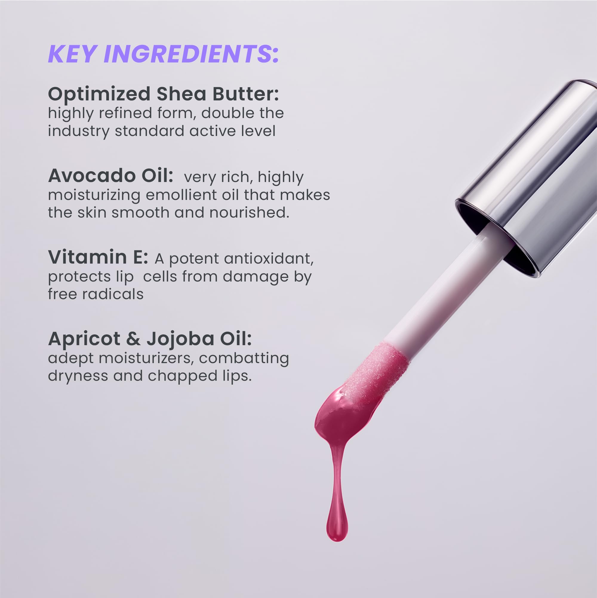 Wonderskin Lip Oil Rehab Serum hydration glow with nourishing oil blend