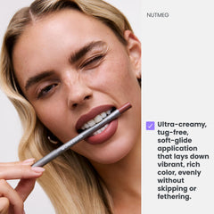 Efecto ombre en los labios con Wonderskin Nutmeg.