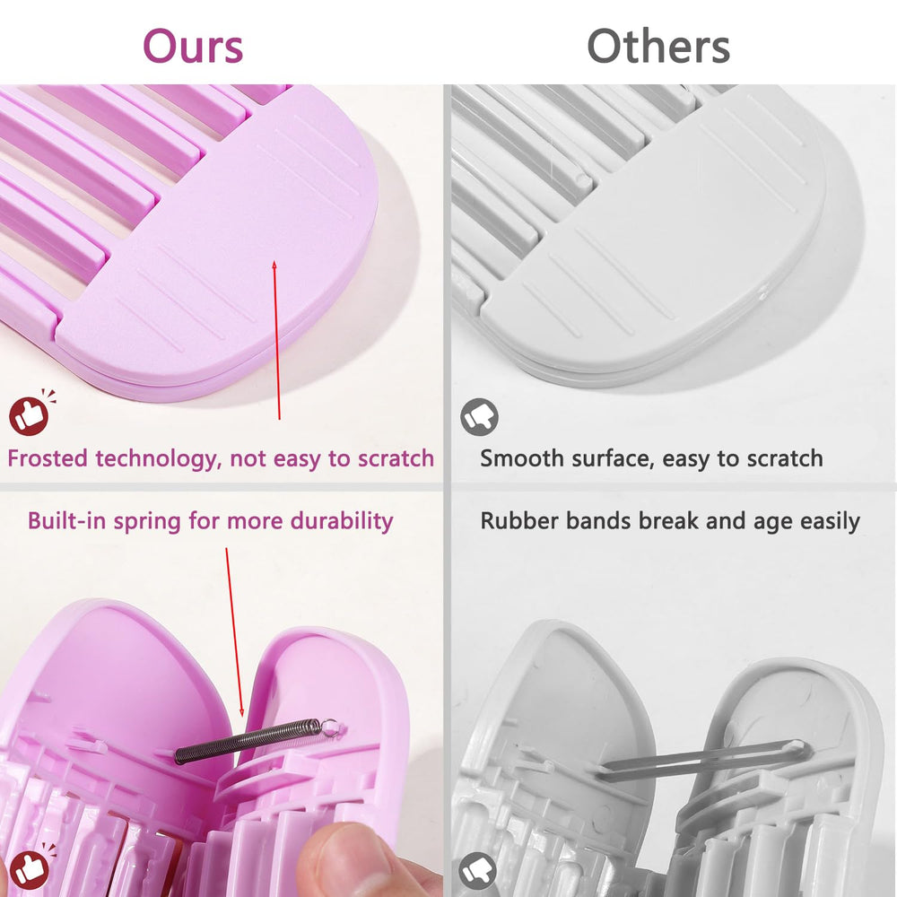 Wonglea 3-teeth comb close-up highlighting precise root lift.