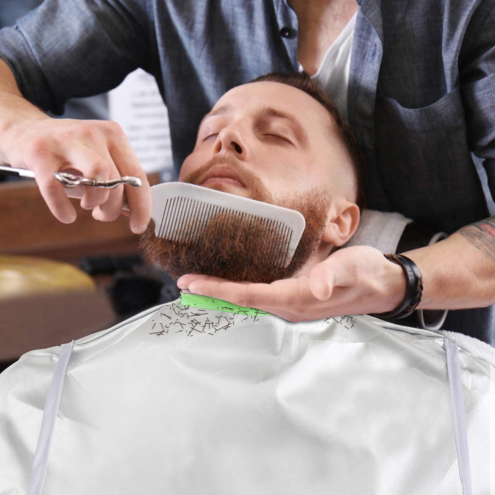 Woniutch hair-repellent coating reduces hair cling during trimming