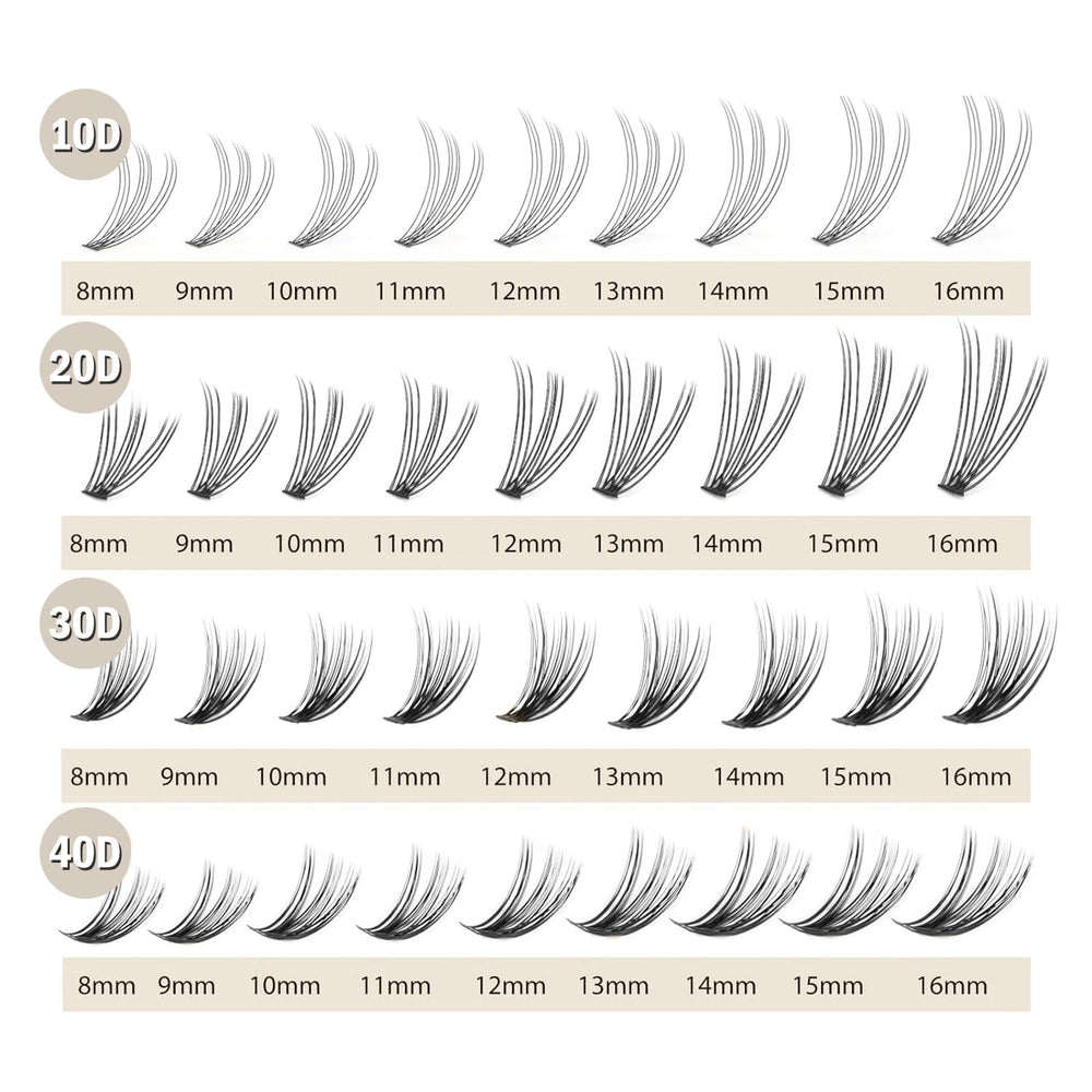WONSIS individual lashes ideal for salon or DIY applications