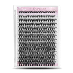 WONSIS 280-pcs individual lashes for versatile DIY lash building and fuller looks.