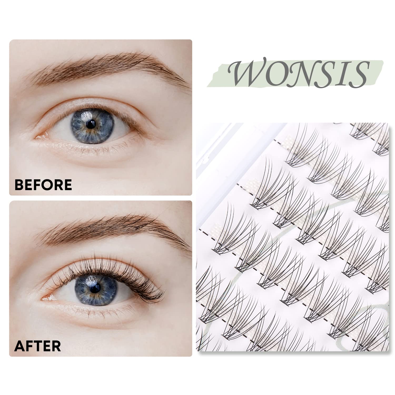 WONSIS reusable lashes ensure easy care between wears