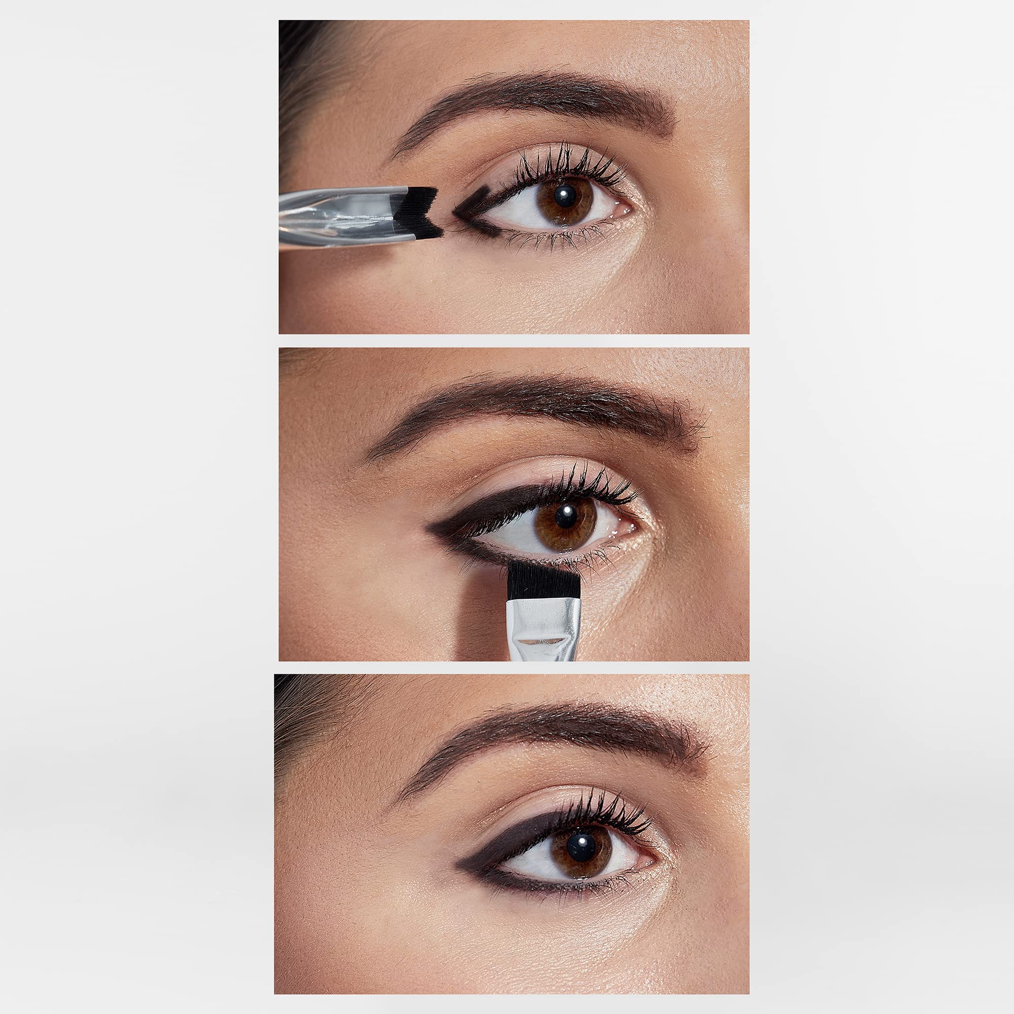 Woosh dual-ended design supports line, shadow, and smoky eye looks.
