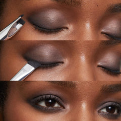 Woosh Corner Brush V-shaped stamping end enables precise shadow placement.